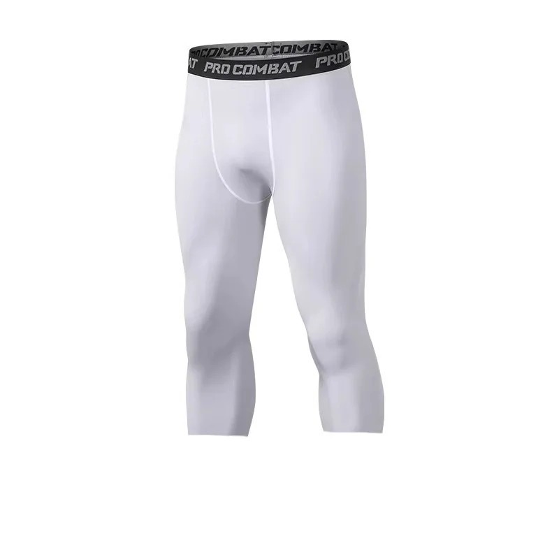 Man’s Workout Leggings Compression Base Layer Gym Sports Running Training Pants