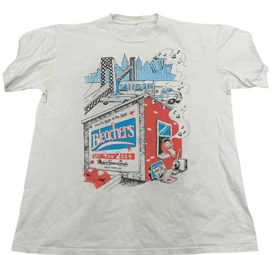MSG Poster – Bleachers Band White Cotton Shirt All size S-5XL L357