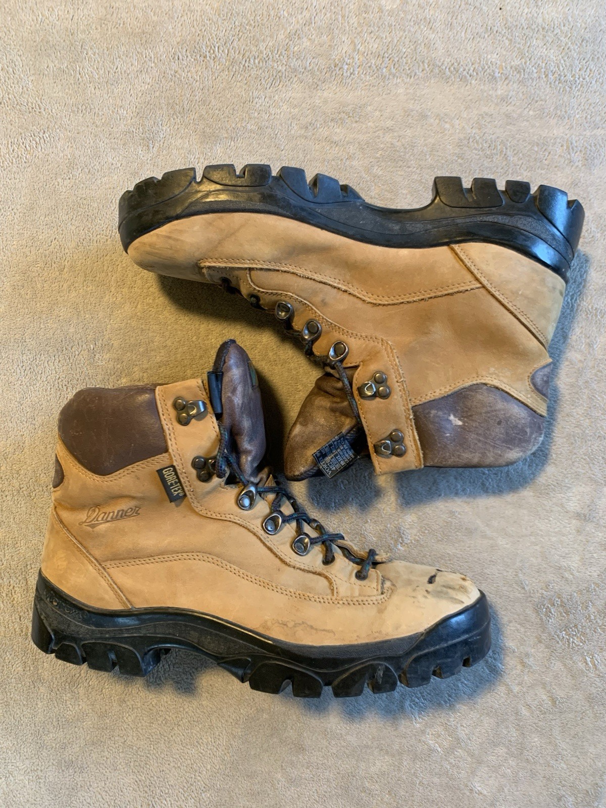 Danner Vortex 99 Boots Mens 10.5 EE US Brown Leather Gore Tex GTX 48200