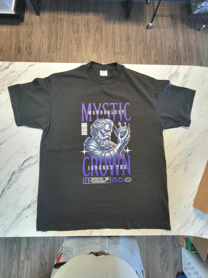Shaka Wear Mystic Wanderlust T-Shirt: Black or White Streetwear