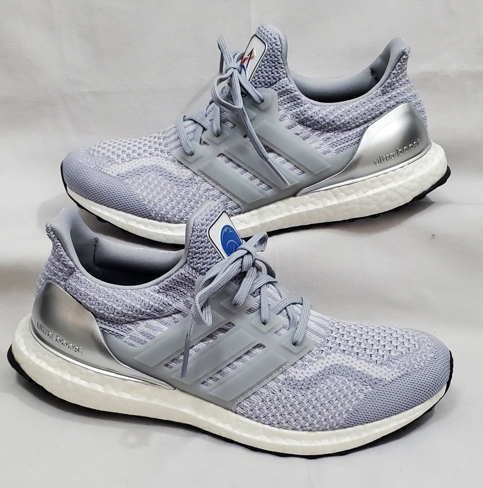 NWOB NASA Artemis x Adidas UltraBoost (FX7972) DNA Halo Silver Men’s US 9.5