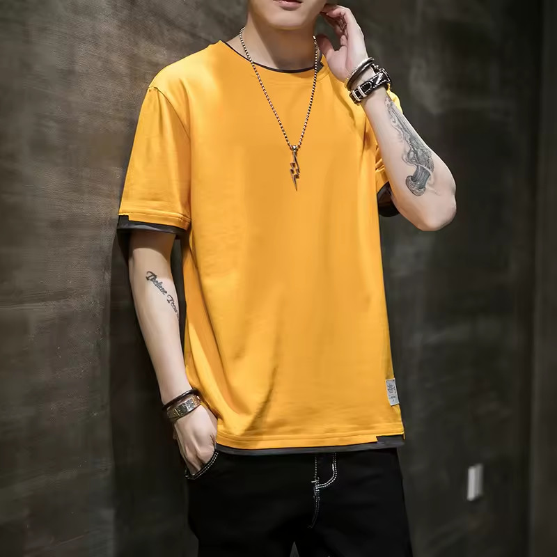 Men’s Loose Fit Oversized Heavyweight Cotton T-Shirt Short Sleeve (Size- S-3XL)