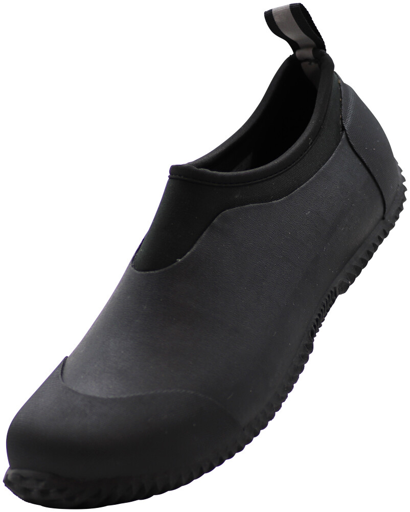 NORTY Rubber Waterproof Garden Ankle Rain Shoes for Men – Runs 2 Sizes Big