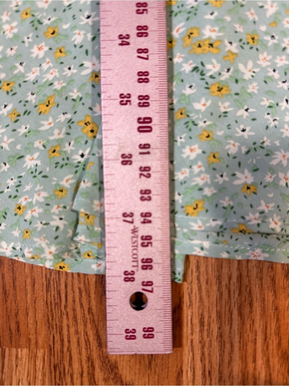 Floral Spaghetti-Strap Sundress in Light Green and Yellow