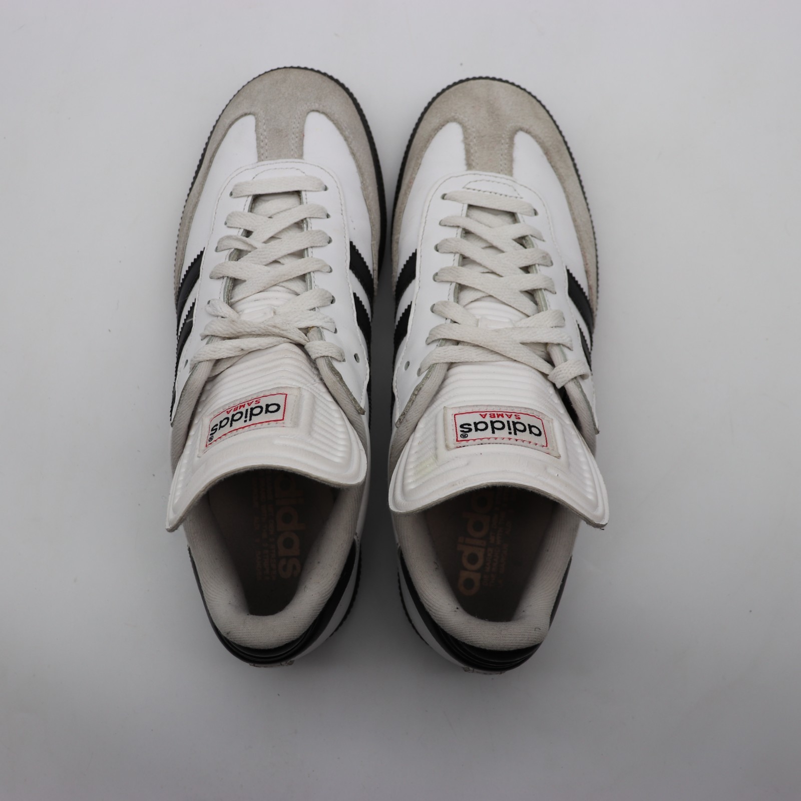 Adidas Samba Classic Soccer Sneakers Men’s Size 9 Athletic White Gum Shoes