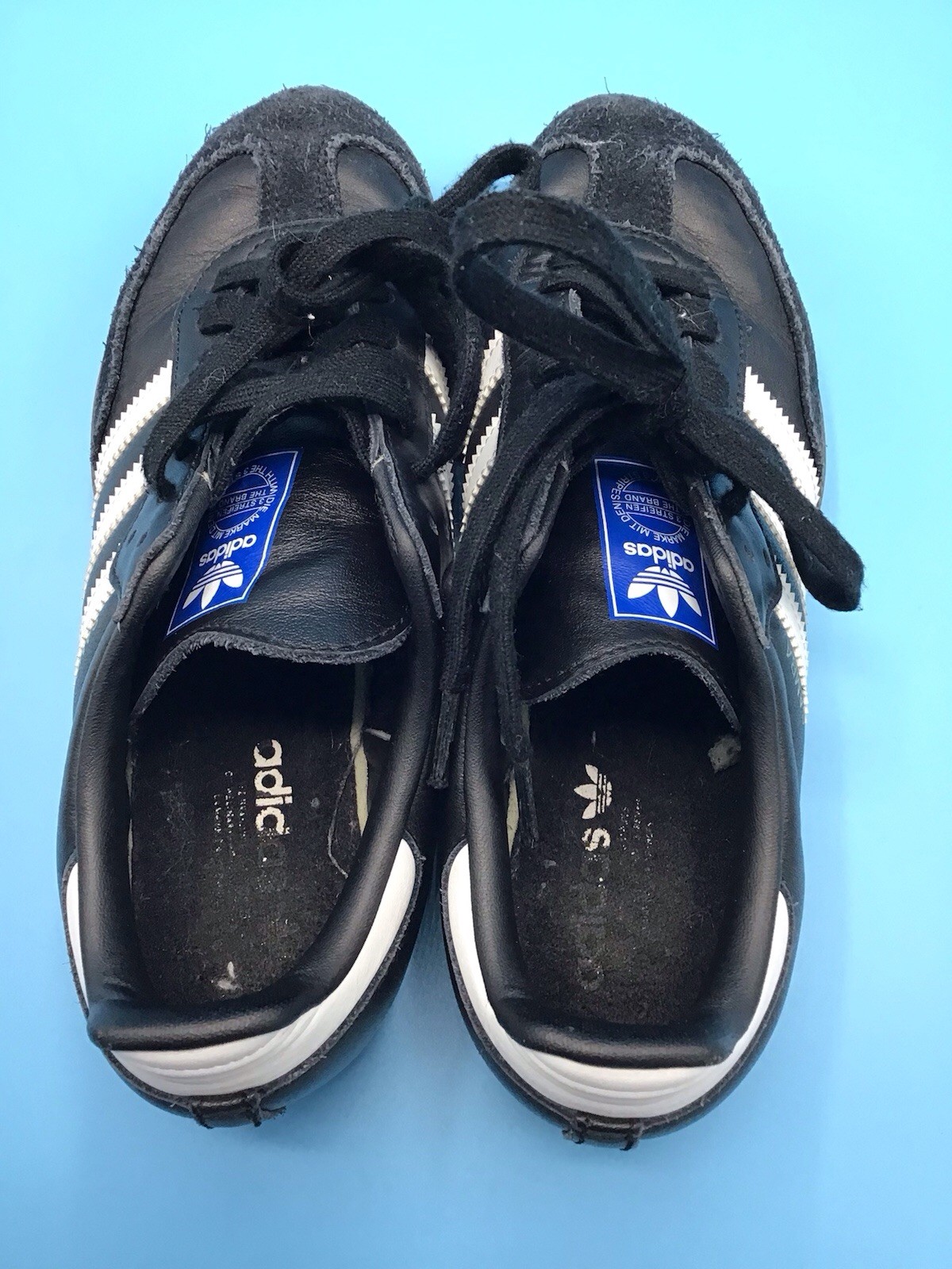 Adidas SAMBA OG Shoes Core Black White Cloud Gum Sole B75807 Men’s Size 5