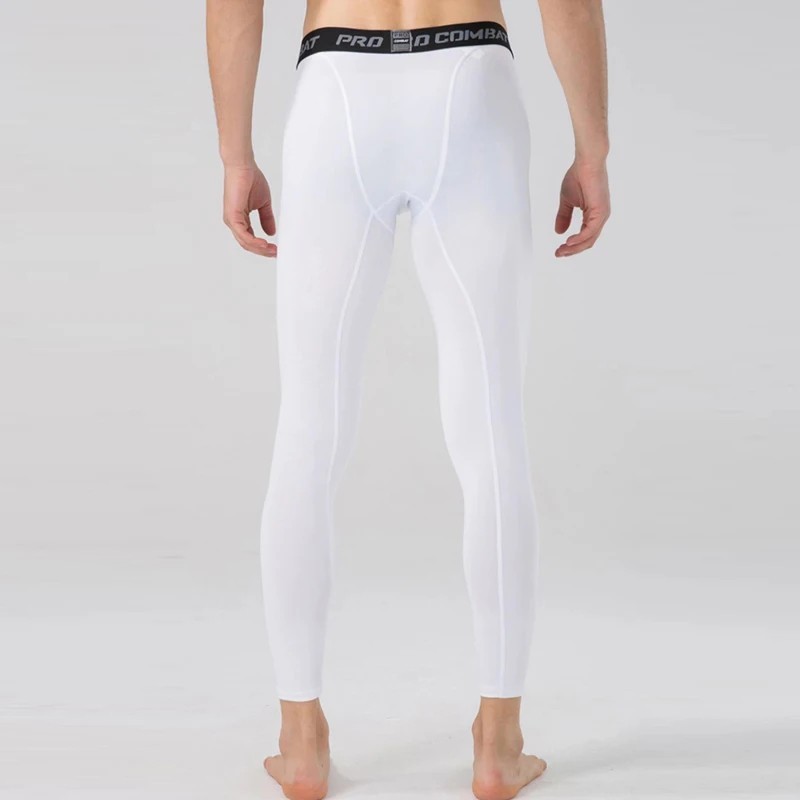 Man’s Workout Leggings Compression Base Layer Gym Sports Running Training Pants