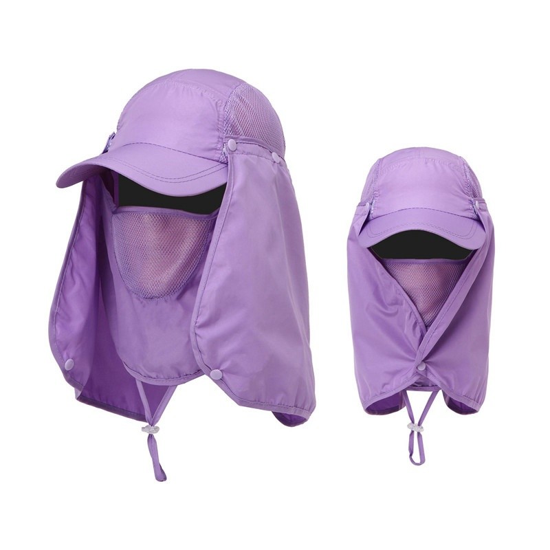 Unisex Sun Hat Face Neck Flap Cover UV Protection Fishing Hiking Caps Outdoor