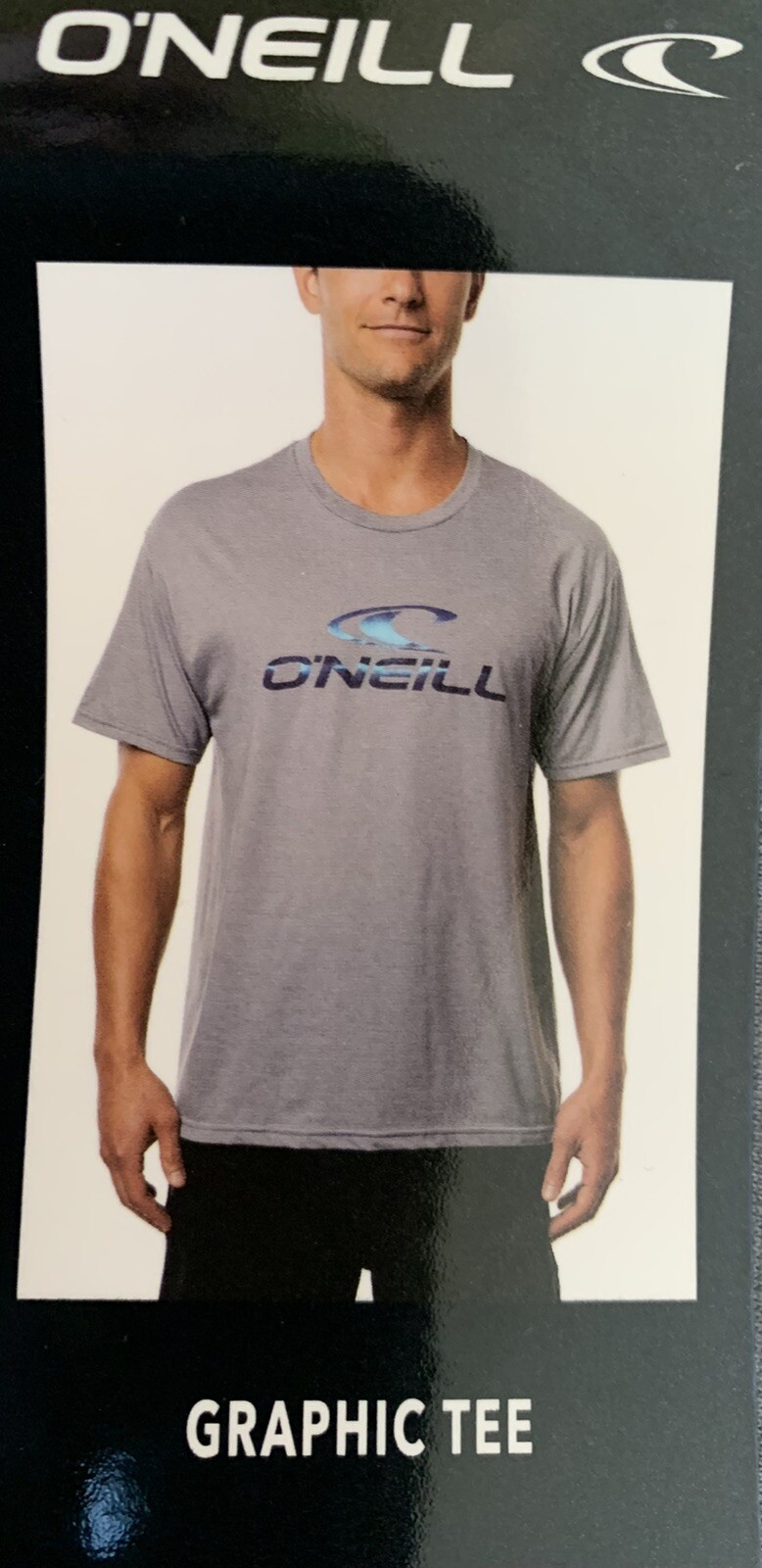 O’Neill Surfboards Mens Graphic Standard Fit Tee Shirt T-Shirt Medium Heather