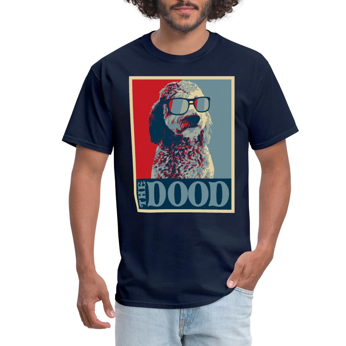 Goldendoodle The Dood Funny Dog Men’s T-Shirt