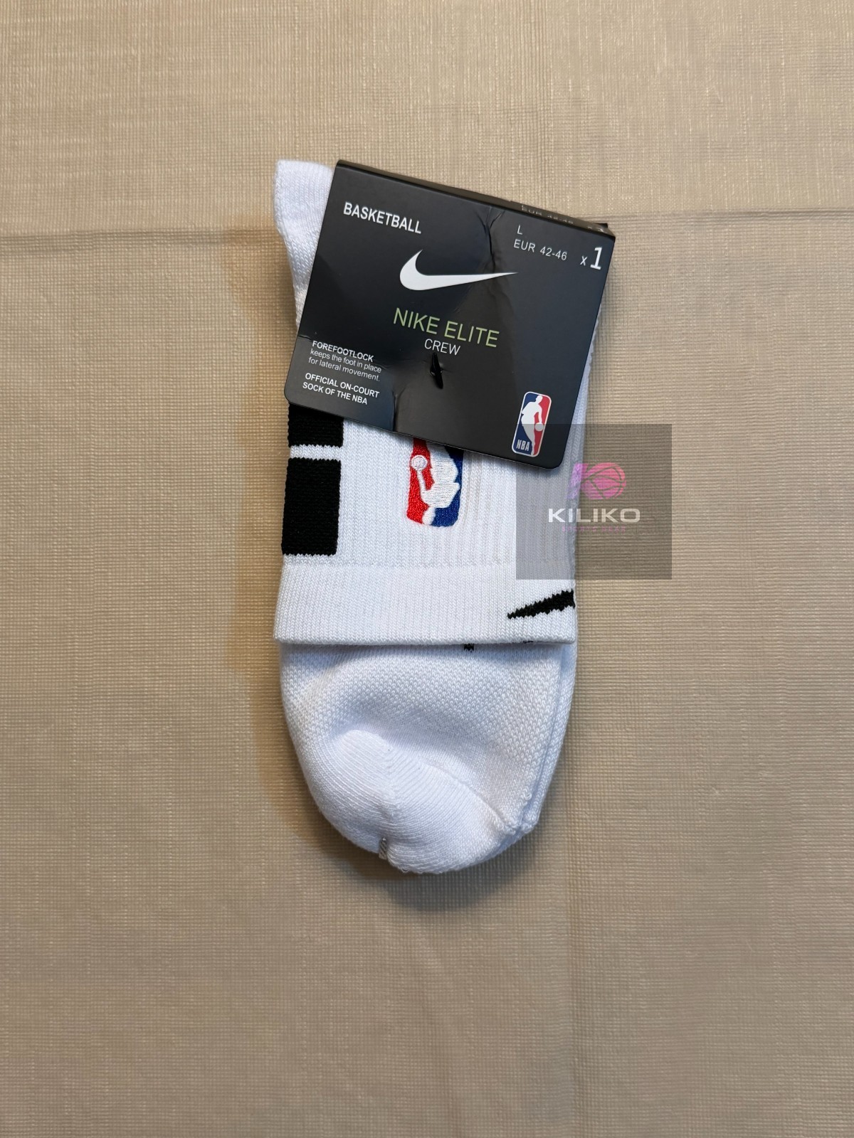Nike NBA Authentics Elite DRI-FIT Crew Socks Size Large Basketball Athletic
