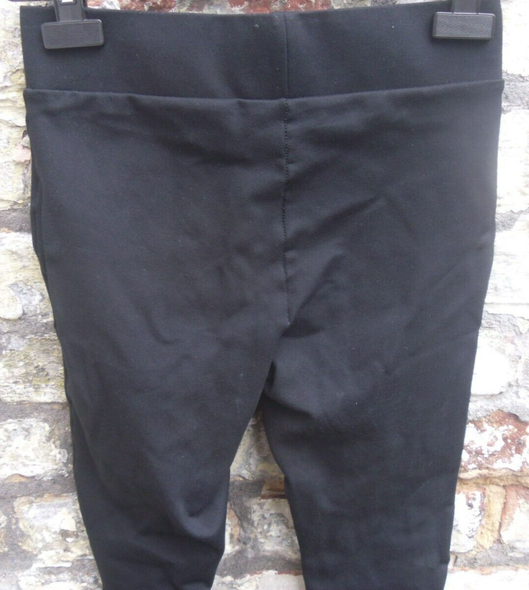 George Black Jeggings Viscose Nylon Stretch Waist UK 10