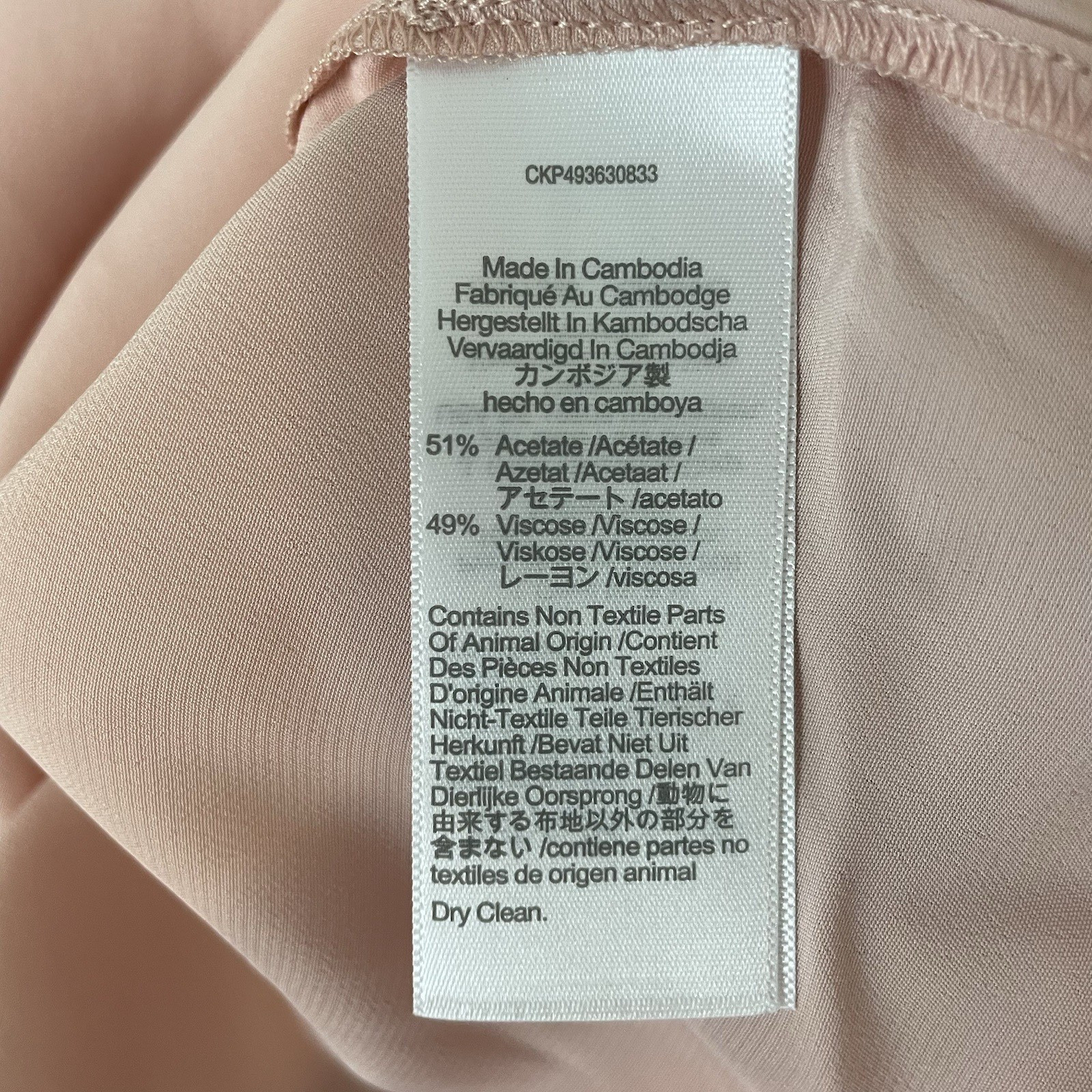 Madewell Long-Sleeve Button-Front Top Pale Blush XXS NT224 Western Elegant