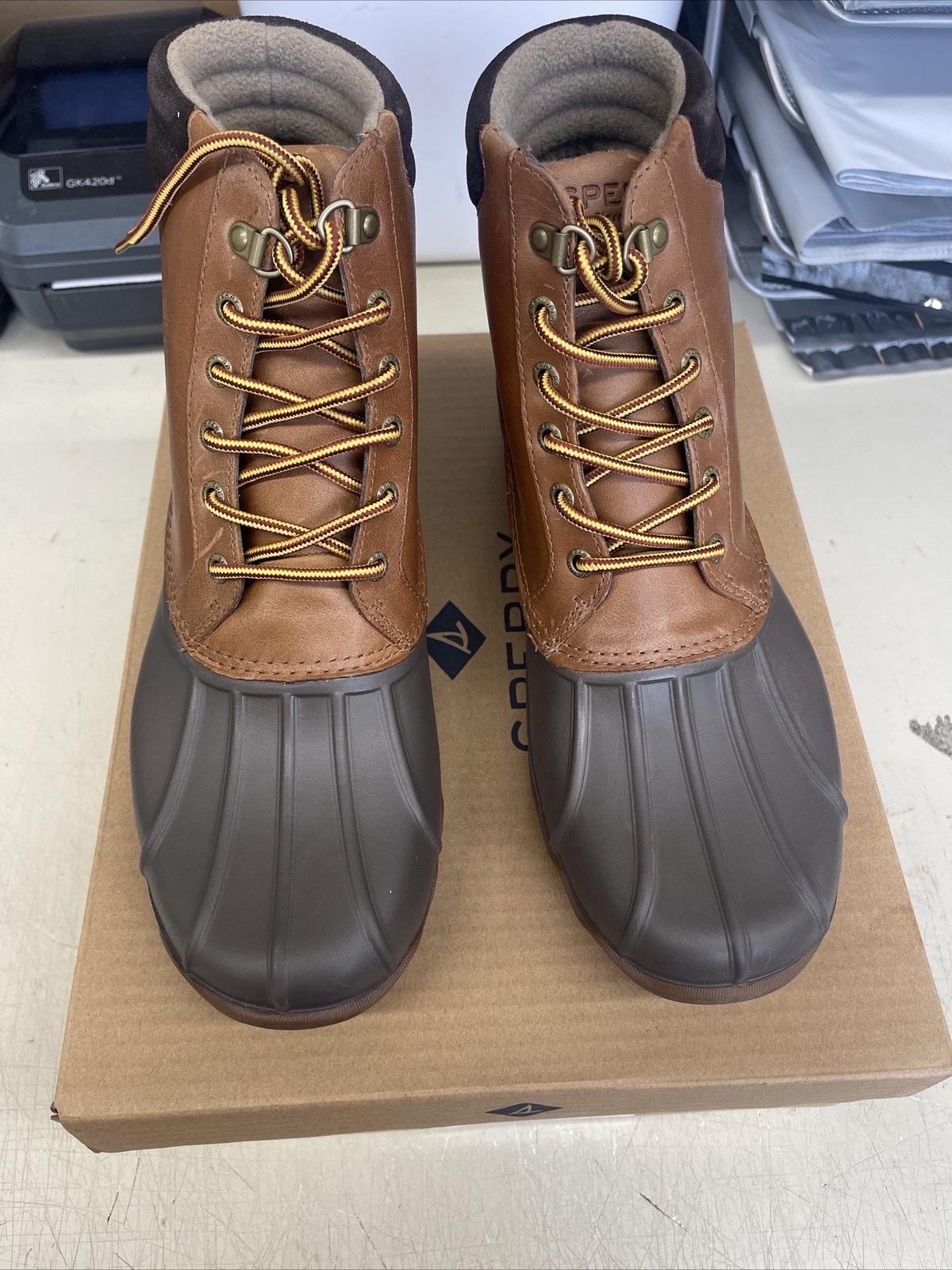 PICK SIZE – Sperry Men’s Avenue Duck Boot Tan / Brown