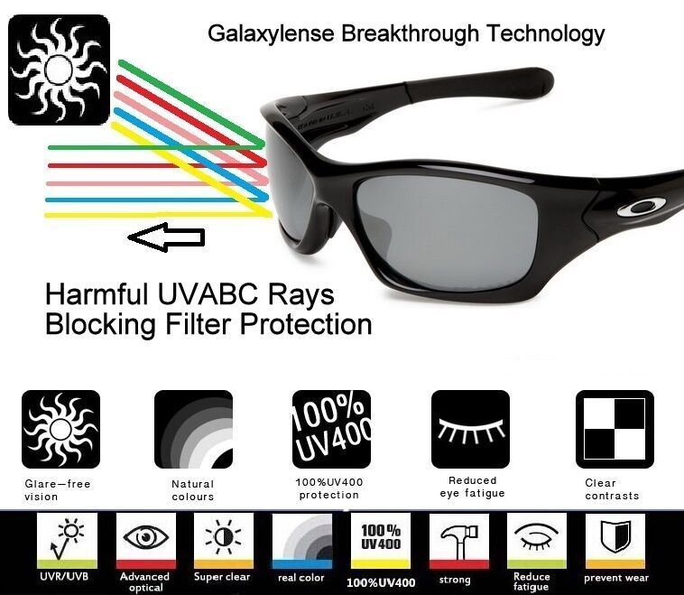 Galaxy Replacement Lenses For Oakley Straight Jacket 2007 Multi-Color Selection
