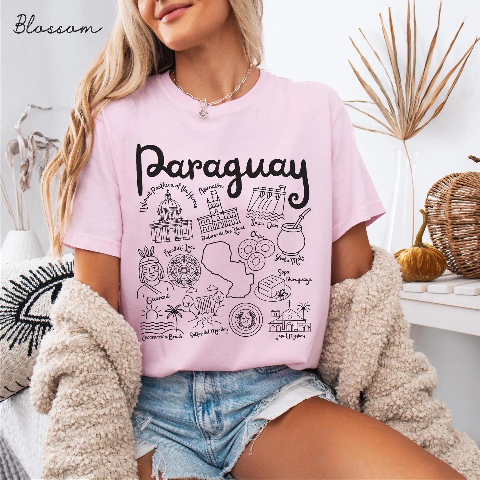 Paraguay Mass Shirt Gift Travel Paraguay Trip Lover Souvenir Tee