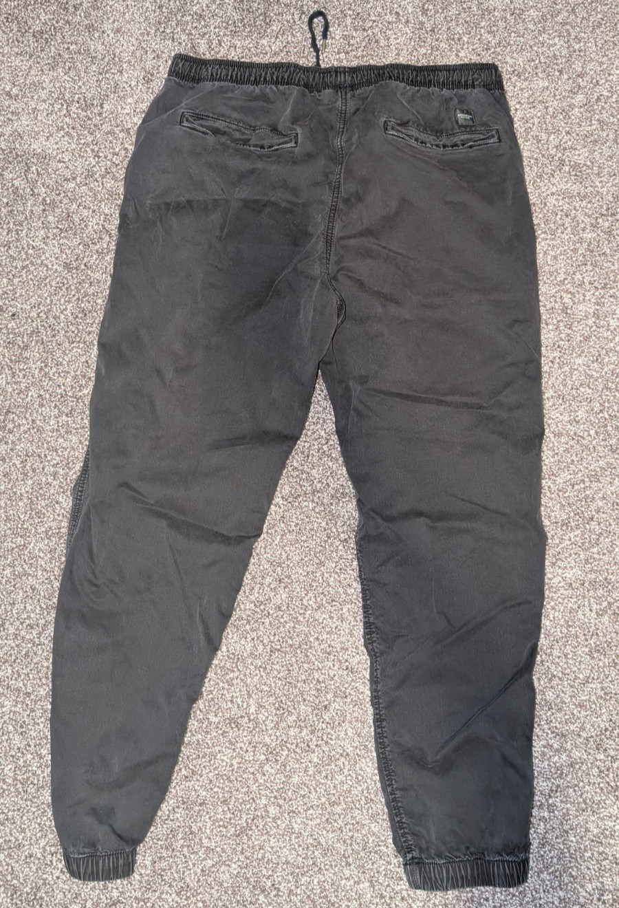 American Eagle Pants Mens M Gray Drawstring Jogger Tapered Athletic Flex Stretch