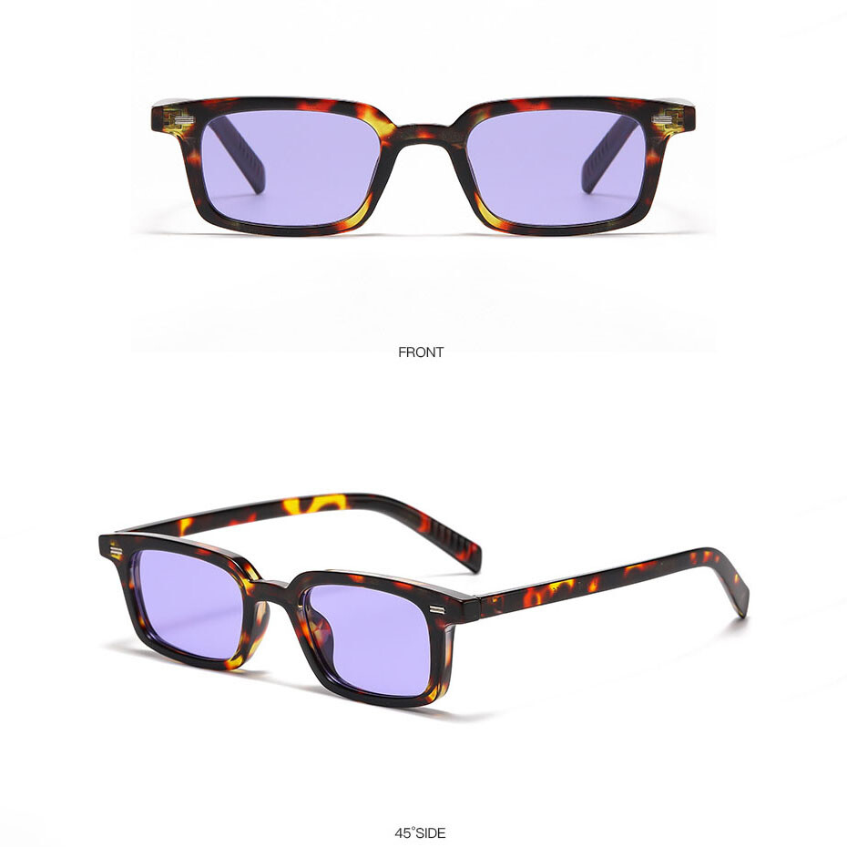 Men Women Square Small Frames Sunglasses Classic Outdoor Shade Glasses UV400