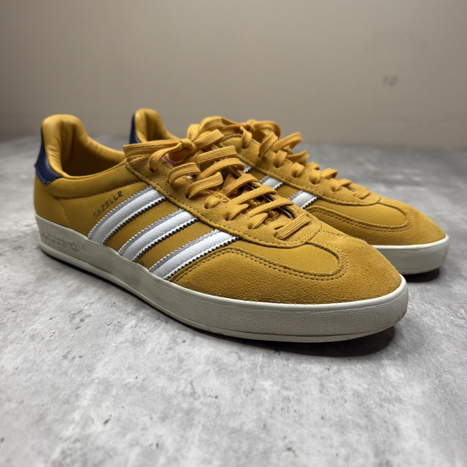 Adidas Gazelle Indoor Casual Shoes Yellow Mustard IE0540 Men’s Size 9.5 EUC