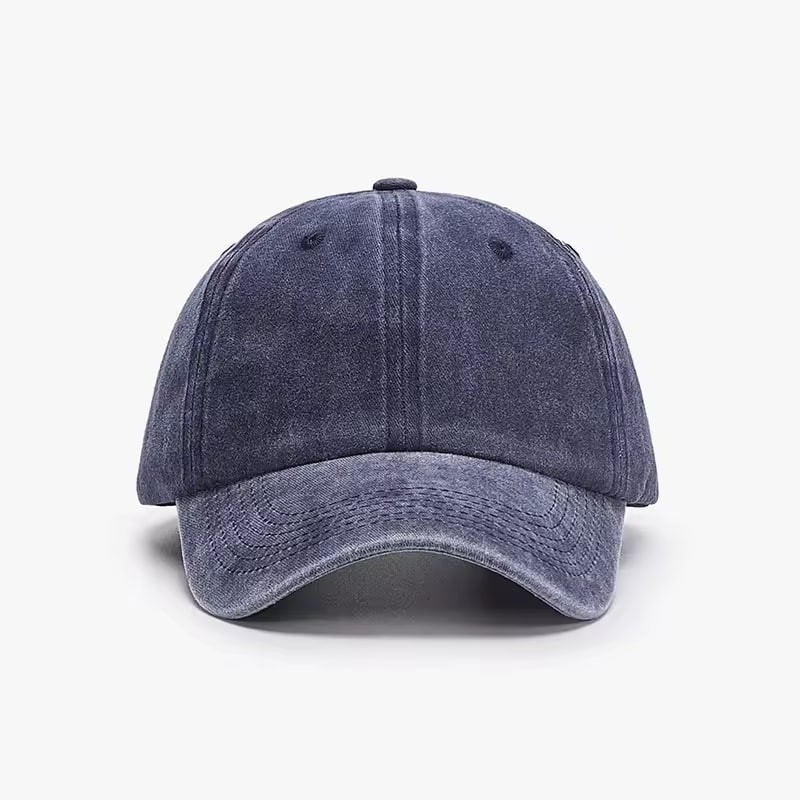 Dyed Cotton Washed Solid Plain Polo Style Baseball Ball Cap Hat Dad