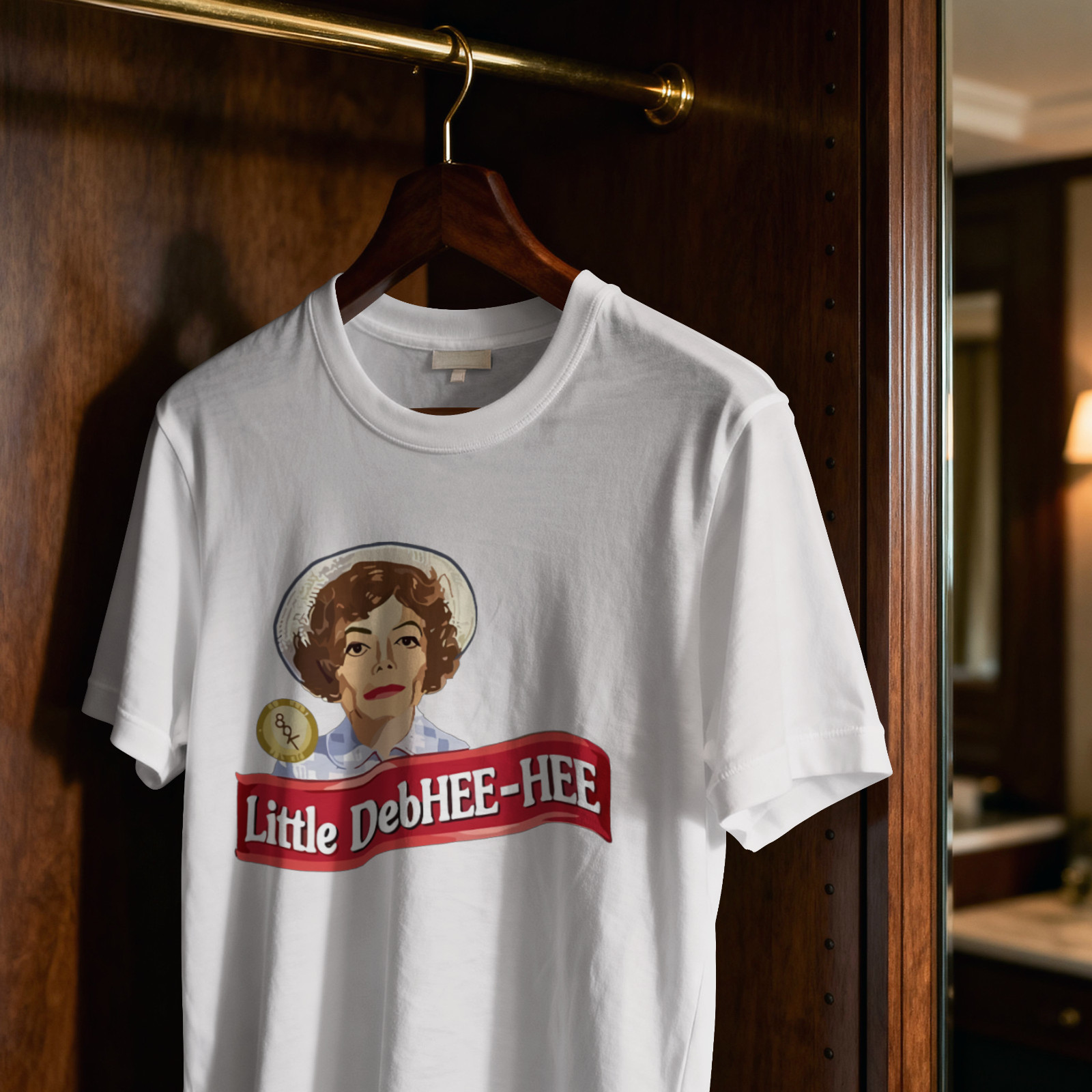 Little DebHEE-HEE Parody Shirt Funny Retro Snack Inspired Graphic Tee