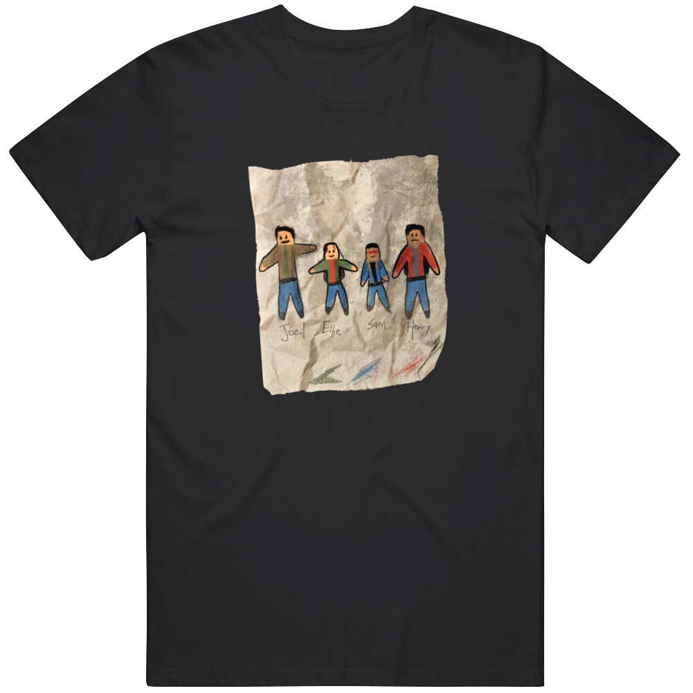 The Last Of Us Family Drawing Episode 5 Tv Show Fan V2 T Shirt