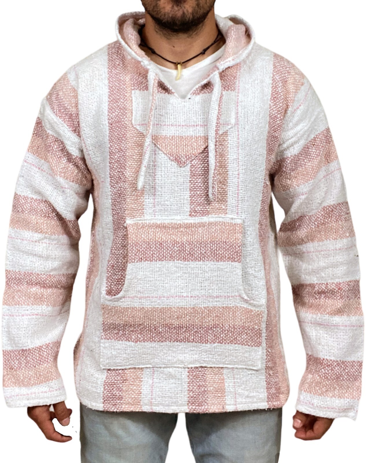Mexican Poncho Baja Hoodie-Surfer DrugRug Jacket Unisex sz: M, L, XL, 2XL, 3XL