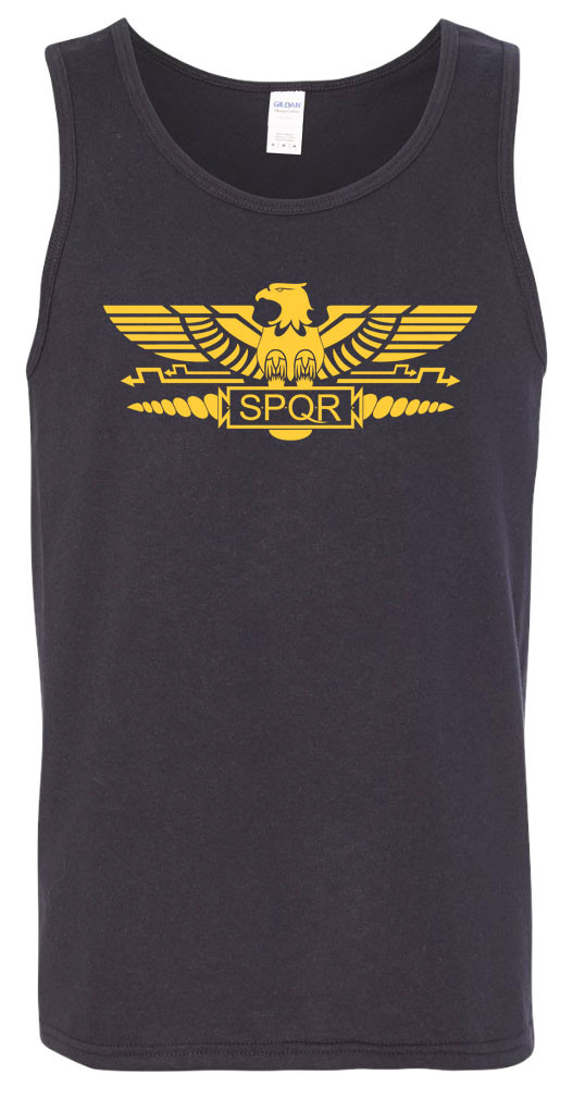 SPQR Roman Gladiator Imperial Golden Eagle TANK TOP – Roman Centurion