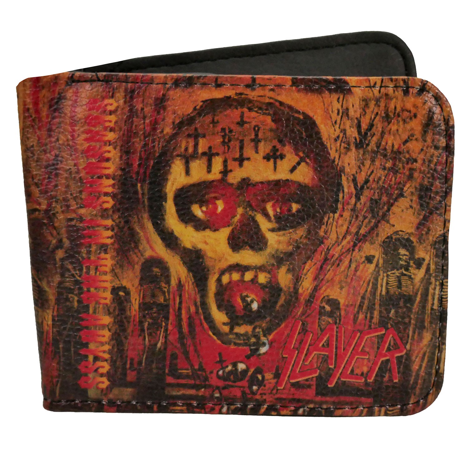 Men’s Slayer Seasons In The Abyss Bi-Fold Wallet Black