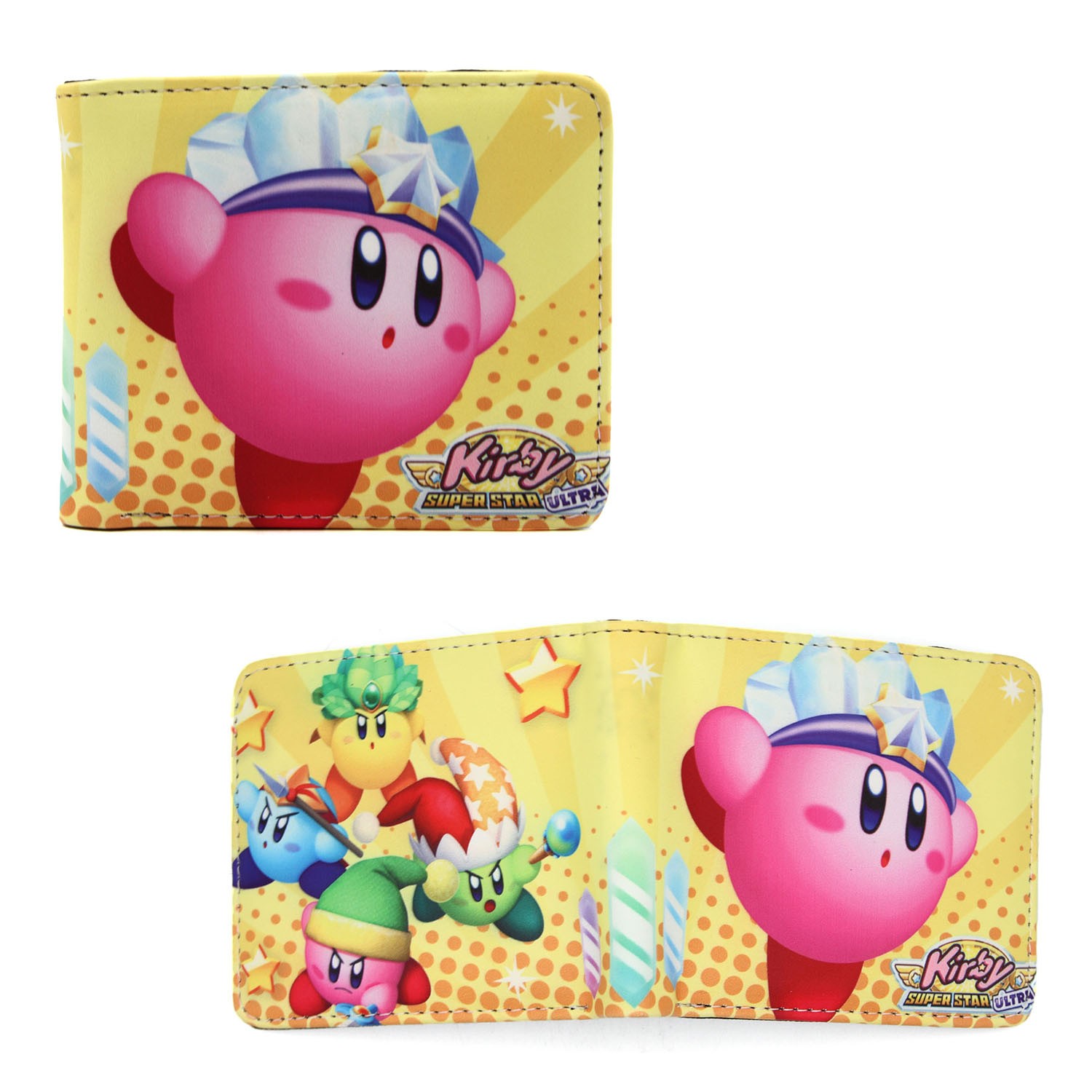 KIRBY ICE Kirby 4 in. Bi Fold Wallet (Kabi Anime Adventures Credit Card)