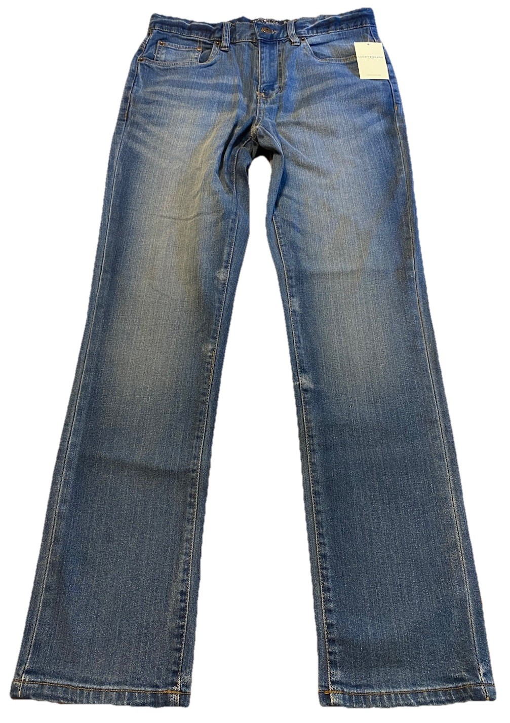 Lucky Brand Authentic Skinny Fit Adjustable Stretch Denim Jeans Boys Size 16