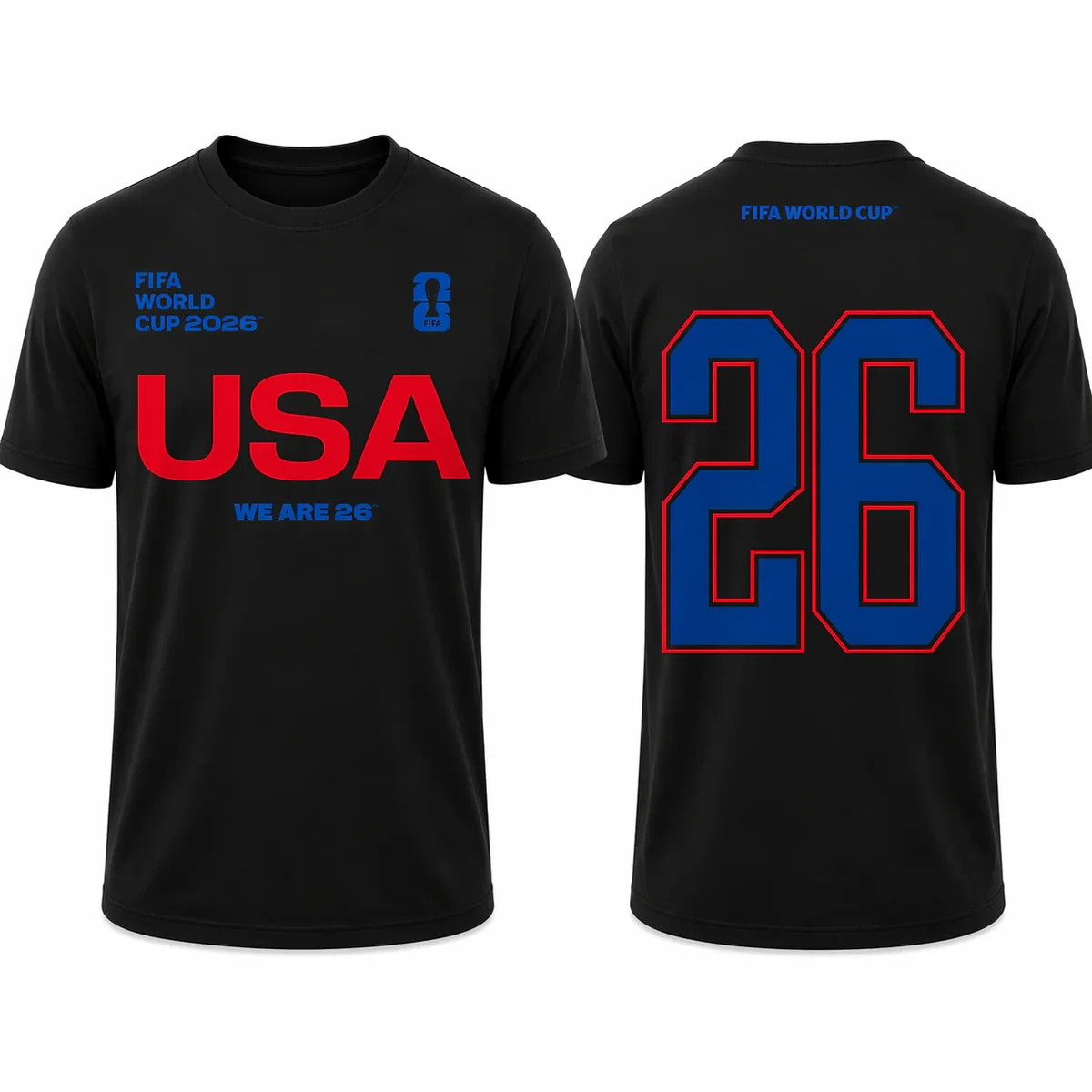 FIFA World Cup 2026 USA Shirt – Official “We Are 26” Team USA T-Shirt