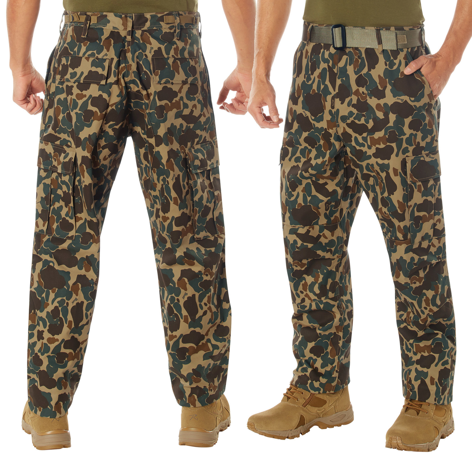 Rothco X Bear Archery Fred Bear Camo Tactical BDU Pants – Rugged Cargo Pants
