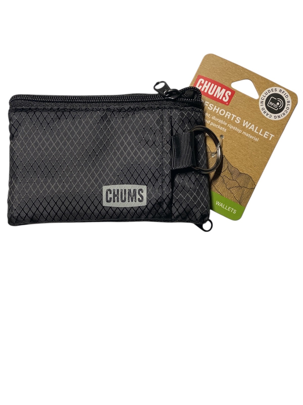 New Chums Surfshorts Wallet RFID Blocking Slim Zippered