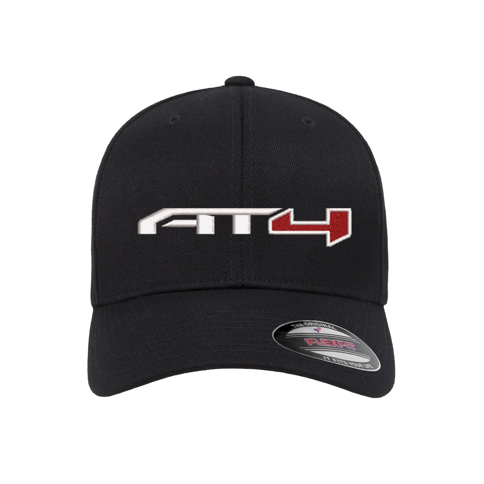 KJM Enterprises Sierra AT4 Logo Embroidered Flexfit Fitted Ball Cap