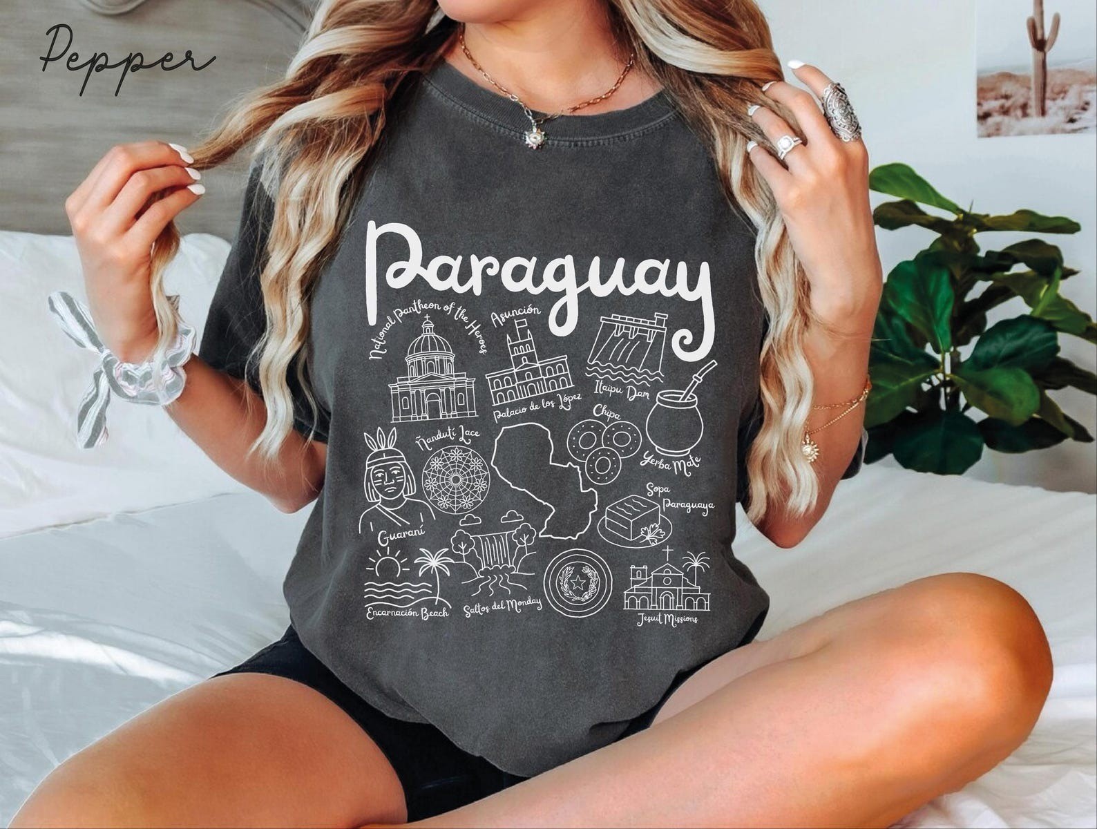 Paraguay Mass Shirt Gift Travel Paraguay Trip Lover Souvenir Tee