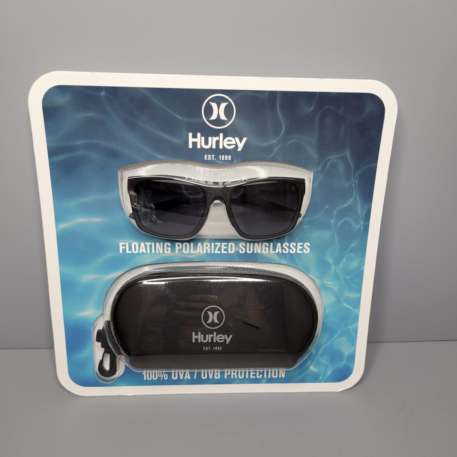 HURLEY Floating Polarized Sunglasses Lenses Black – New Other- Read All