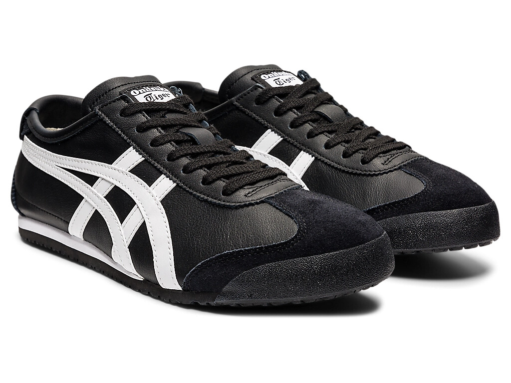 Onitsuka Tiger Mexico 66 1183C102-001 Black White Sneakers New With Box