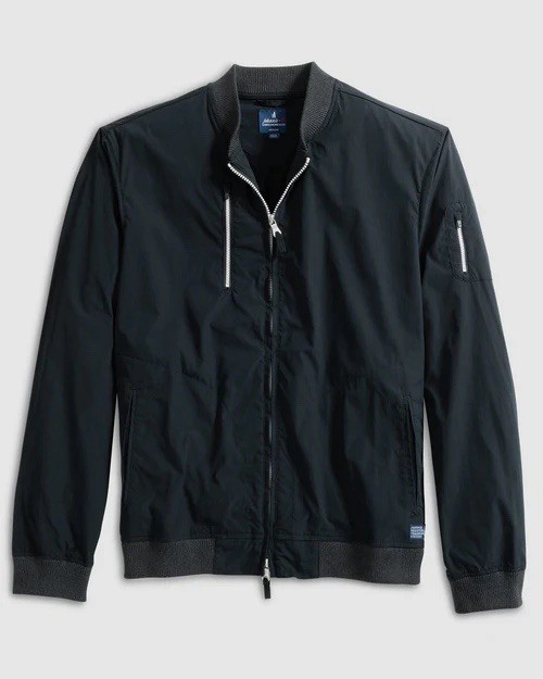 Johnnie O Corsair Bomber Jacket Black Men’s Size M