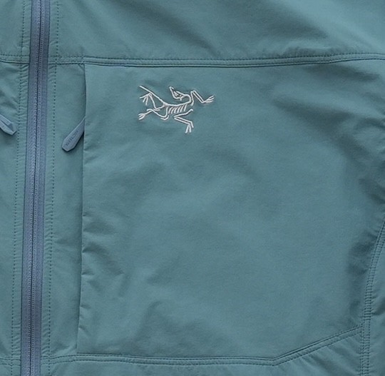 RARE Arc’teryx Gamma Lightweight Jacket Men’s Medium Stone Wash Blue Softshell