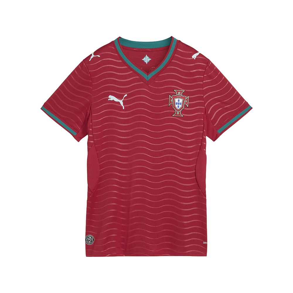 PUMA Portugal Home Crew Neck Short Sleeve Soccer Jersey Womens Red 78328001