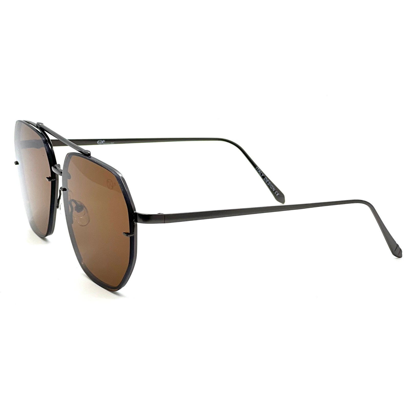Dark Brown Lens Stylish men’s sunglasses classic style Pilot Model Outdoor Trend