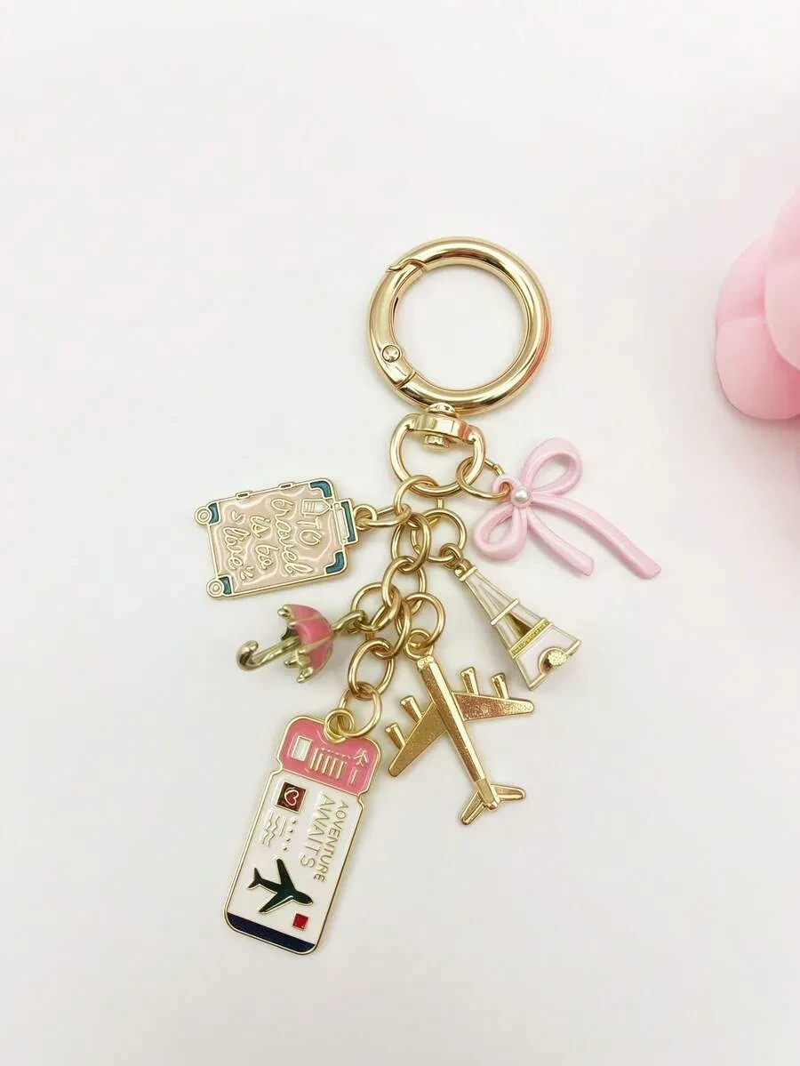 Cute Bag Charms Keychain Purse Charm Handbag Accessories for Women