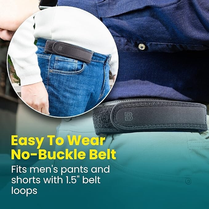 BeltBro Pro Pairs For Men – Next Gen BeltPro Buckle-Free Elastic Belt 1/2x USA