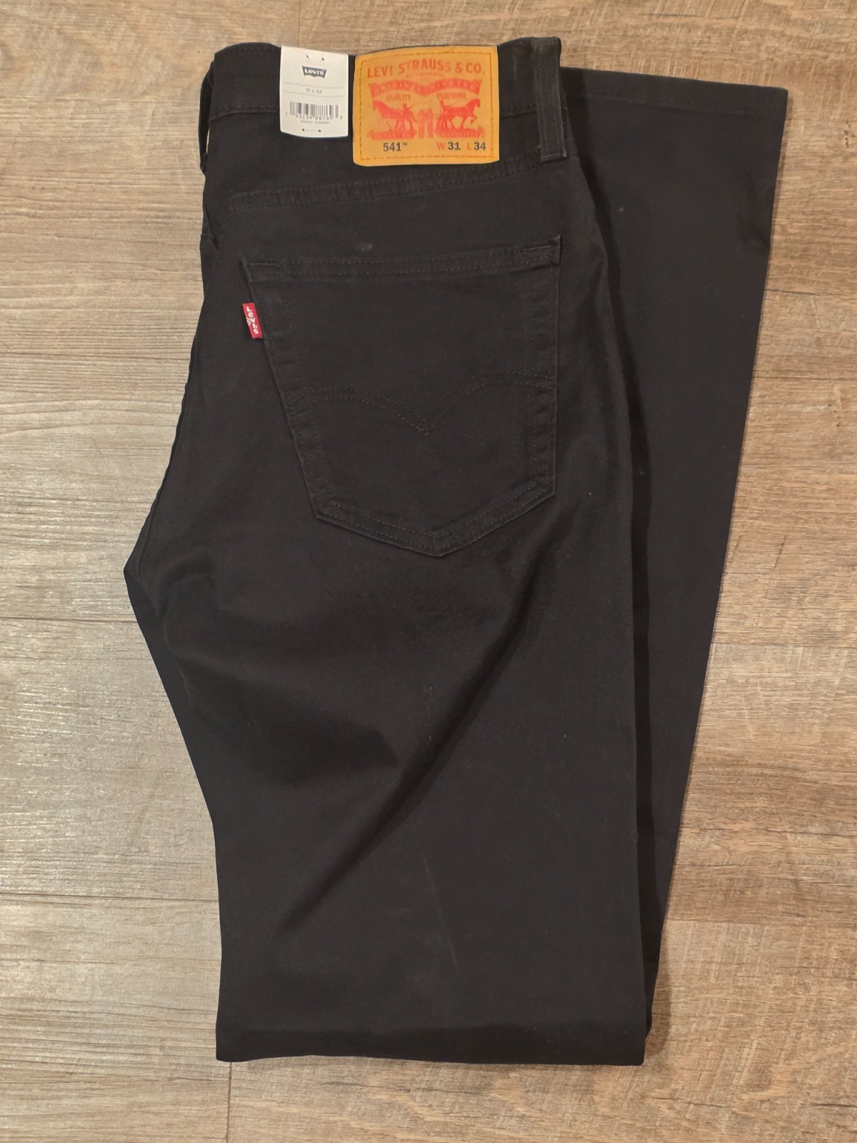 NWT NEW Men’s Levi’s Performance 541 Athletic Taper Stretch Black Jeans 30X30