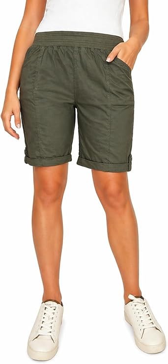 Briggs Women’s Pull-On Bermuda Short with Pockets