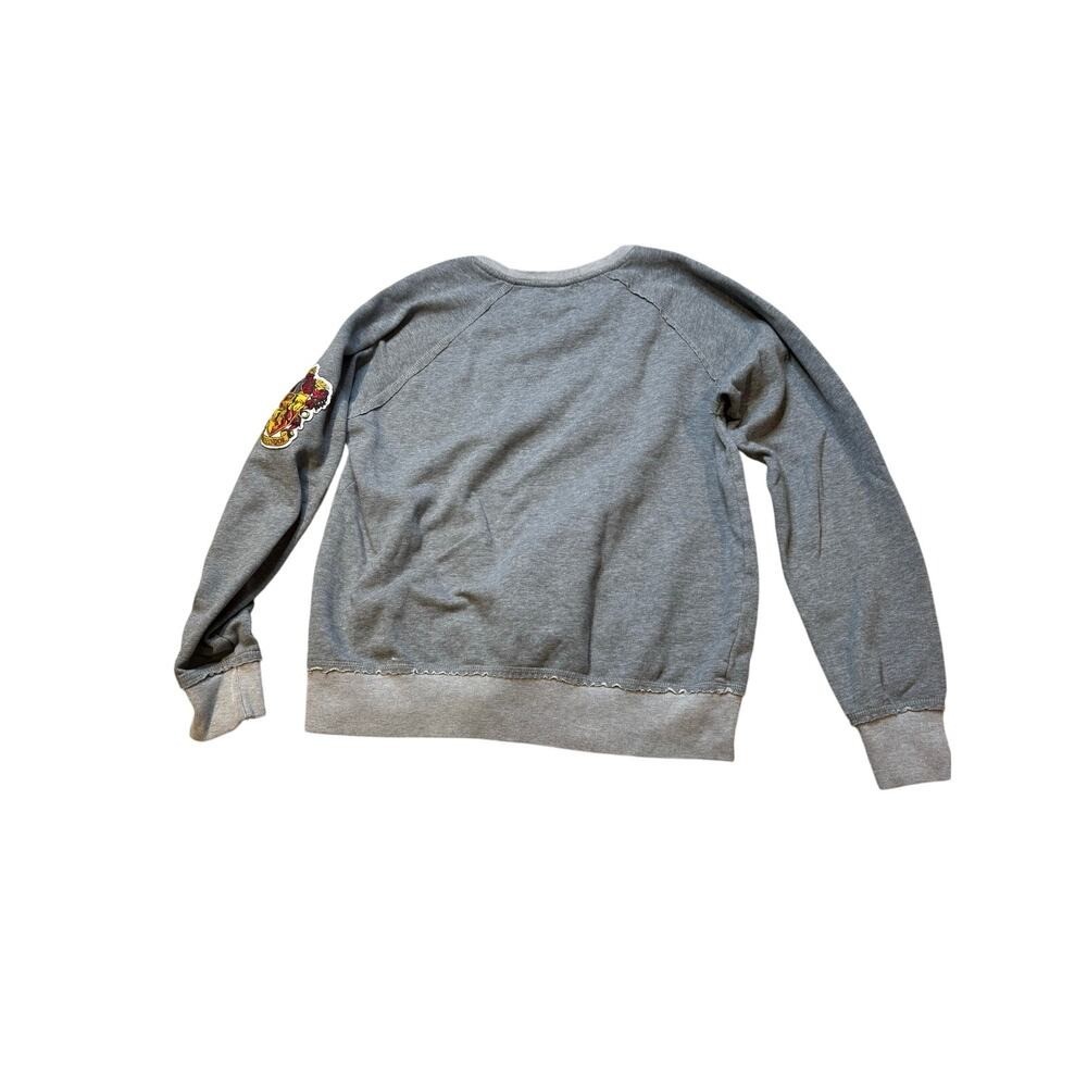 Harry Potter Gryffindor Crest Sweatshirt Pullover Gray Size L Wizarding World
