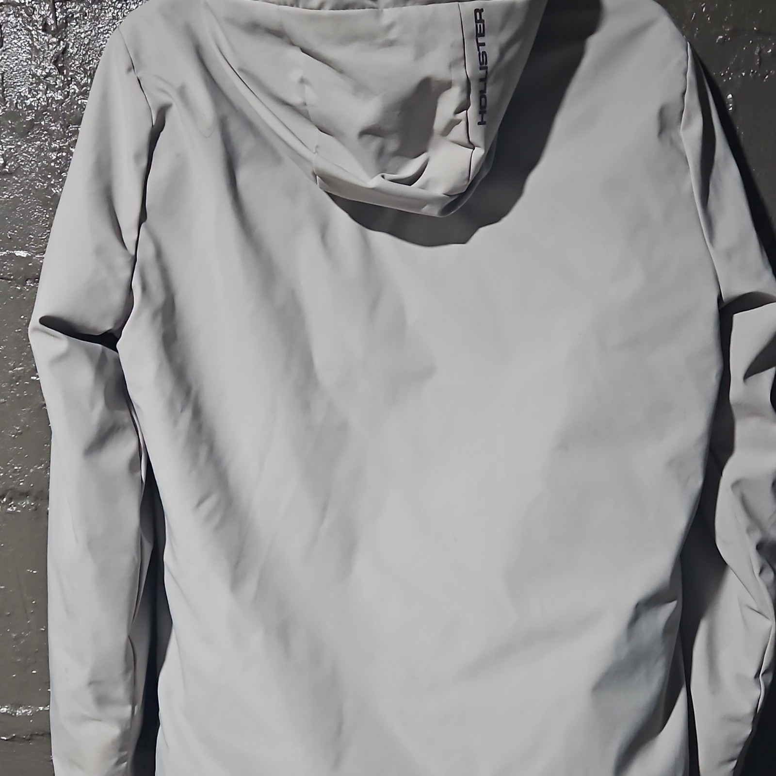 Grey Hollister All Weather Jacket XS