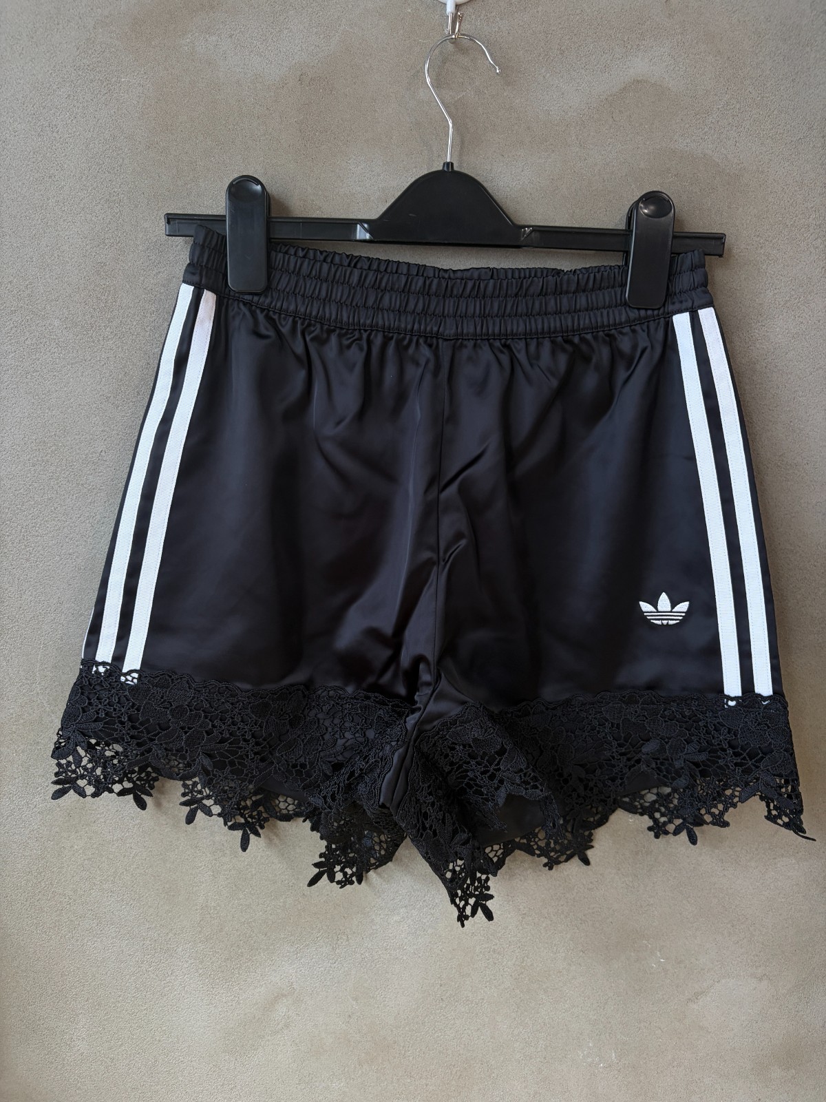 adidas Originals Satin Lace Loose Shorts Women Lifestyle Casual AsiaFit LD1813
