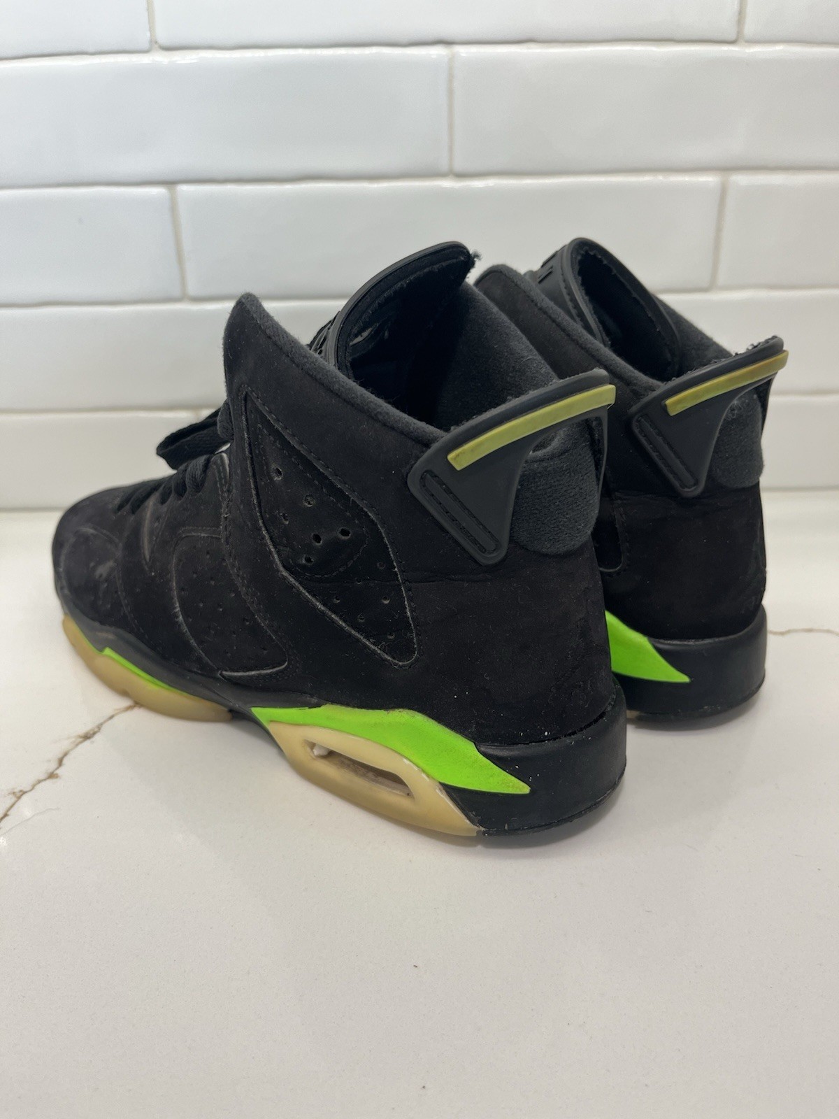 Air Jordan 6 Retro Electric Green Black GS Youth 5Y 384665-003
